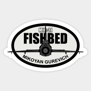 Mig-21 Fishbed Sticker